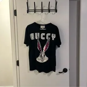 Gucci | Tops | Rare Gucci Tshirt Guccy Bugs Bunny | Poshmark